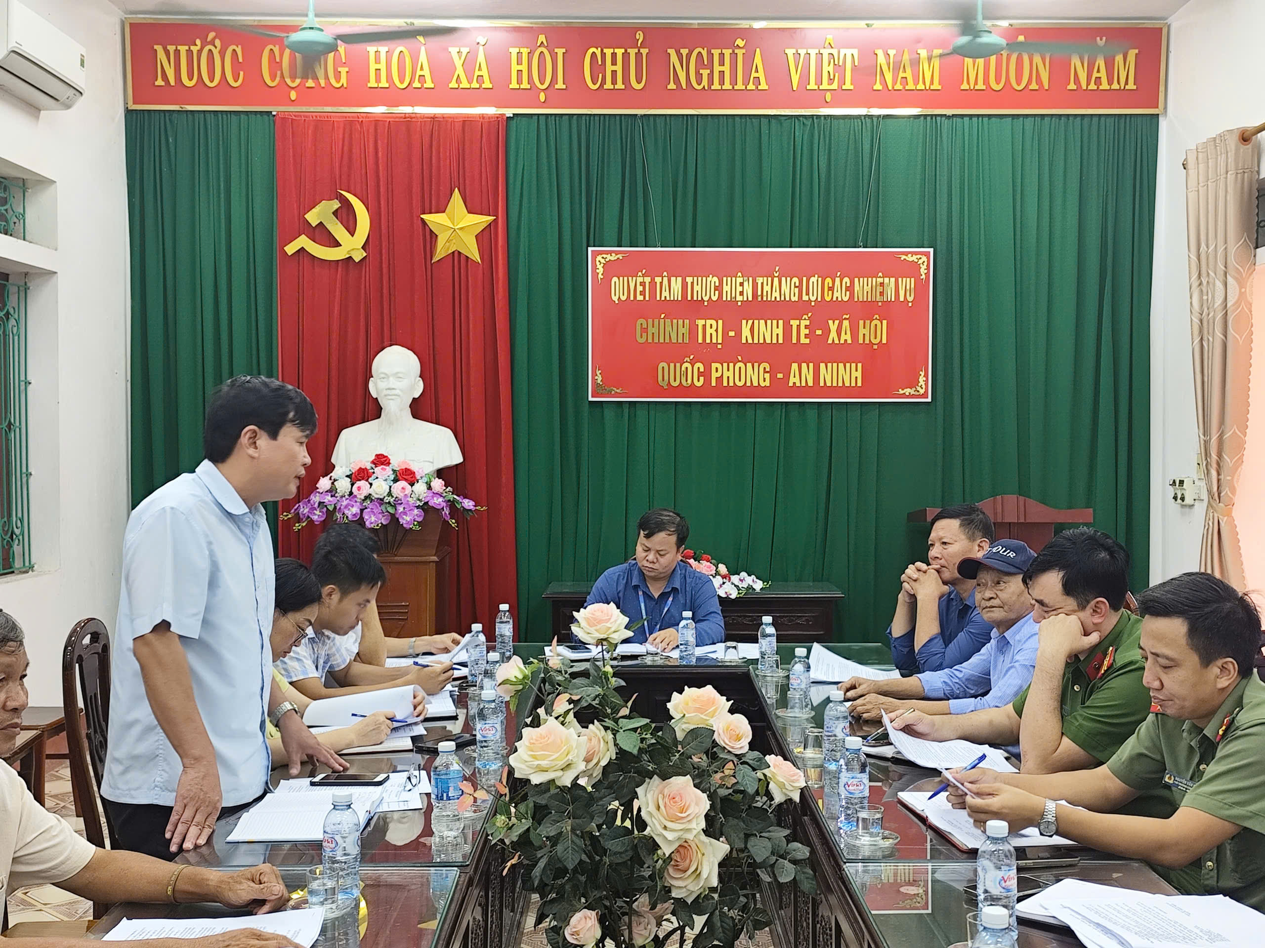Xã Xuân Hồng tổ chức Hội nghị Ban tổ chức Lễ hội truyền thống Đền - Chùa Xuân Thiện năm 2025