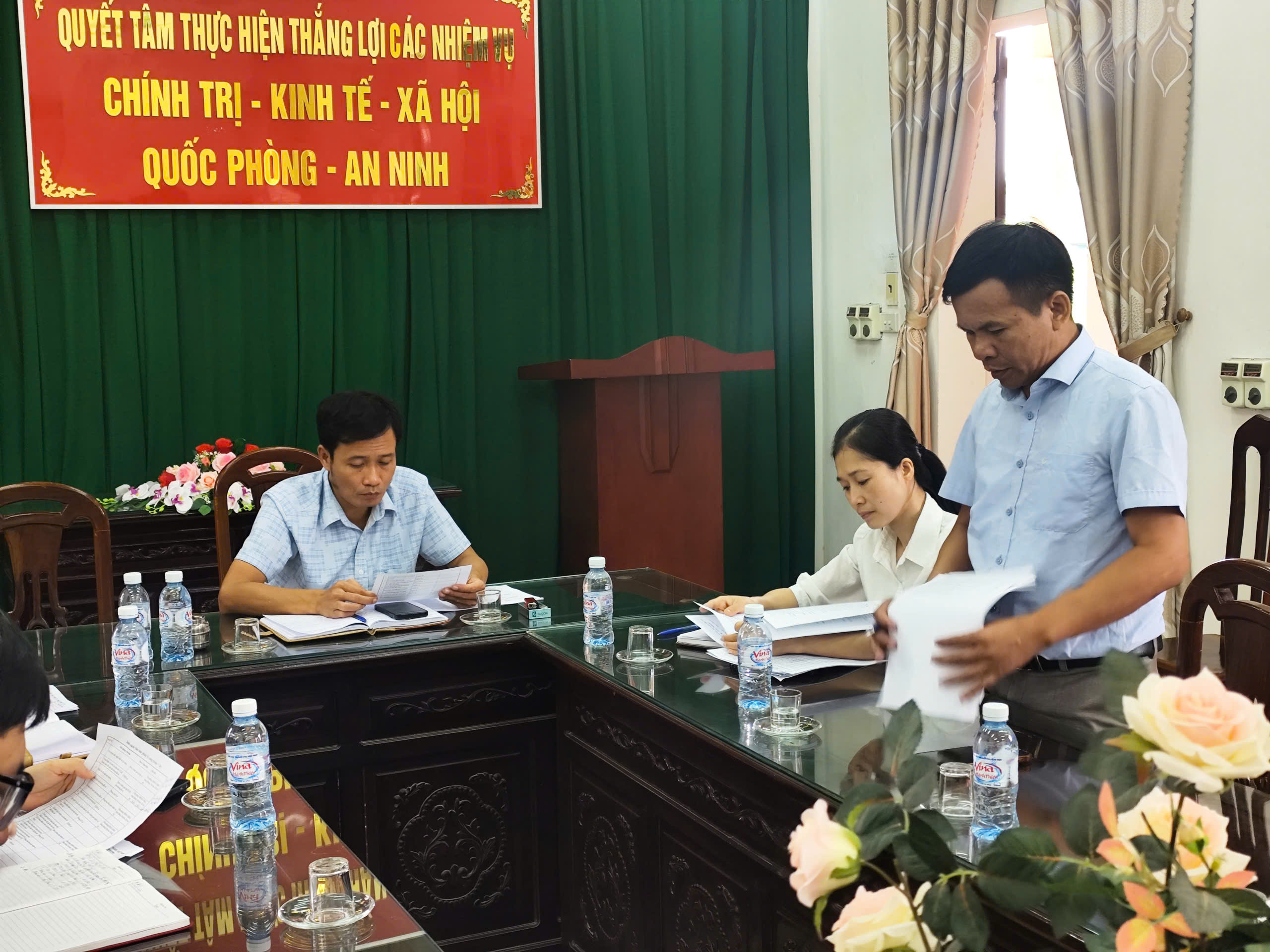 Xã Xuân Hồng tổ chức Hội nghị xây dựng phương án, báo cáo đề xuất chủ trương đầu tư cải tạo, sửa chữa các trường học trên địa bàn