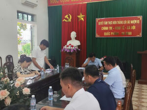 Xã Xuân Hồng tổ chức Hội nghị xây dựng phương án, báo cáo đề xuất chủ trương đầu tư cải tạo, sửa chữa các trường học trên địa bàn