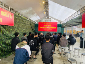 Xã Xuân Hồng tổ chức khám tuyển nghĩa vụ Quân sự năm 2026 tại Trung tâm y tế Xuân Trường