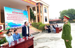 UBND xã Xuân Hồng tổ chức ra quân tấn công, trấn áp tội phạm, bảo đảm an ninh, trật tự, bảo vệ tuyệt đối an ninh, an toàn Đại hội Đại biểu toàn quốc lần thứ XIV của Đảng, bầu cử đại biểu Quốc hội khóa XVI, Hội đồng nhân dân các cấp nhiệm kỳ 2026- 2031 và Tết Nguyên đán Bính Ngọ 2026.