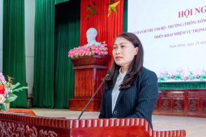 Xã Xuân Hồng tổ chức Hội nghị giao ban Bí thư các Chi bộ, Trưởng thôn (xóm) và Trưởng ban công tác Mặt trận