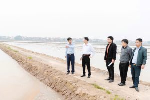 Lãnh đạo UBND xã Xuân Hồng kiểm tra thực địa, quyết tâm đảm bảo nguồn nước phục vụ gieo cấy lúa Xuân 2026