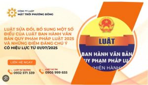 Luật sửa đổi, bổ sung một số điều của Luật Ban hành văn bản quy phạm pháp luật