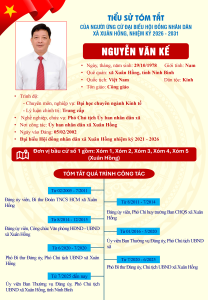 Tiểu sử tóm tắt của ông Nguyễn Văn Kế – ứng cử đại biểu Hội đồng nhân dân xã nhiệm kỳ 2026 – 2031