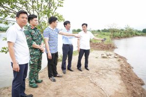Hội nghị kiểm tra sản xuất nông nghiệp vụ Xuân năm 2026, và hệ thống đê, kè, công trình thủy lợi trên địa bàn