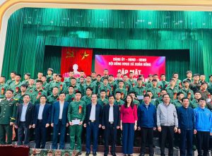 Lễ giao nhận quân điểm giao quân số 9 – BCH PTKV 3 – Đông A