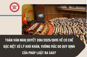 Nghị quyết về cơ chế đặc biệt xử lý khó khăn, vướng mắc do quy định của pháp luật