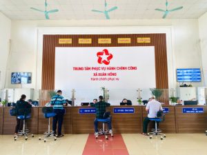 Trung tâm Phục vụ hành chính công xã Xuân Hồng nâng cao chất lượng phục vụ để đáp ứng nhu cầu của Nhân dân