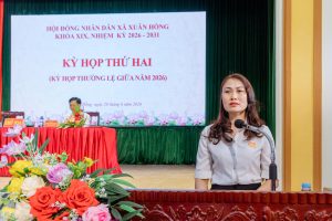 Hội đồng nhân dân xã Xuân Hồng tổ chức kỳ họp thứ Hai khóa XIX, nhiệm kỳ 2026 – 2031