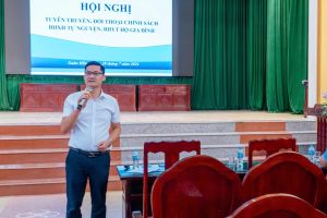 Hội nghị tuyên truyền, đối thoại, giải đáp chính sách bảo hiểm xã hội tự nguyện, bảo hiểm y tế hộ gia đình