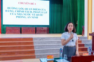 XÃ XUÂN HỒNG KHAI MẠC LỚP BỒI DƯỠNG KIẾN THỨC QUỐC PHÒNG VÀ AN NINH CHO ĐỐI TƯỢNG 4 NĂM 2026