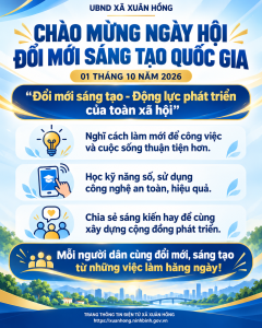 HƯỞNG ỨNG NGÀY HỘI ĐỔI MỚI SÁNG TẠO QUỐC GIA