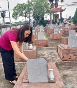 LỄ DÂNG HƯƠNG TRƯỚC KHI KHỞI CÔNG CÔNG TRÌNH CẢI TẠO, NÂNG CẤP, MỞ RỘNG KHUÔN VIÊN NGHĨA TRANG LIỆT SĨ XUÂN CHÂU