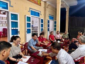 BAN CÔNG TÁC MẶT TRẬN CÁC THÔN TỔ CHỨC HỘI NGHỊ GIỚI THIỆU NGƯỜI ỨNG CỬ TRƯỞNG THÔN NHIỆM KỲ 2026 – 2031