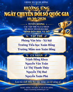 NGÀY CHUYỂN ĐỔI SỐ QUỐC GIA: LAN TỎA TINH THẦN HỌC TẬP, NÂNG CAO KỸ NĂNG SỐ